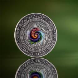 DRYAD - NATURE SPIRITS 2 OZ 2000 FRANCS SILVER COIN CAMEROON 2026