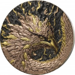 PHOENIX FENIKS EDITION SIGNATURE DE GREEF 2 x 5 OZ 5000 FRANCS IVORY COAST 2025