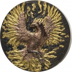 PHOENIX FENIKS EDITION SIGNATURE DE GREEF 2 x 5 OZ 5000 FRANCS IVORY COAST 2025