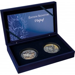 PHOENIX FENIKS EDITION SIGNATURE DE GREEF 2 x 5 OZ 5000 FRANCS IVORY COAST 2025