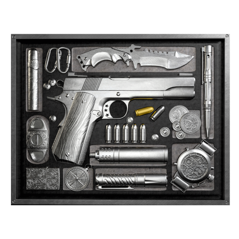 MISJA X - PISTOLET 2 OZ SREBRNA MONETA 5 TALA SAMOA 2025