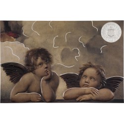 ZAAWANSOWANA SZTUKA - RAPHAEL 1/2 OZ 1 DOLLAR SREBRNA MONETA SAMOA 2025