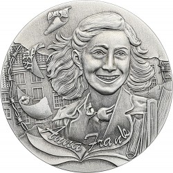 ANNE FRANK 1 OZ 2 DOLLARS SILVER COIN NIUE 2025
