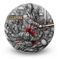 AL CAPONE - EMPIRES OF CRIME - 2 OZ 2000 FRANCS SILVER COIN CAMEROON 2025