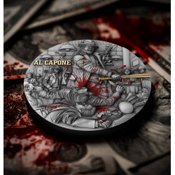 AL CAPONE - EMPIRES OF CRIME - 2 OZ 2000 FRANCS SILVER COIN CAMEROON 2025