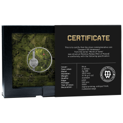 LEOPARD 120 VERBESSERT WORLD OF TANKS 1 OZ 2 DOLLARS SILVER COIN NIUE 2025