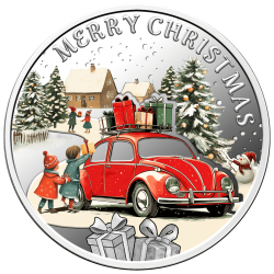 MERRY CHRISTMAS 17,5 G. 1 DOLLAR SILVER COIN NIUE 2025