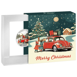 MERRY CHRISTMAS 17,5 G. 1 DOLLAR SILVER COIN NIUE 2025