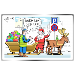 ANDRZEJ MLECZKO ŚWIETY MIKOŁAJ NA SŁUŻBIE 17,5 G. 500 FRANKÓW SREBRNA MONETA KAMERUN 2025