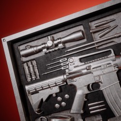 MISSION X - ASSAULT RIFLE 2 OZ SILVER COIN 5 TALA SAMOA 2025