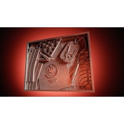 MISSION X - ASSAULT RIFLE 2 OZ SILVER COIN 5 TALA SAMOA 2025