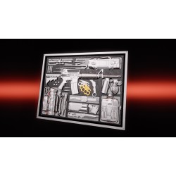 MISSION X - ASSAULT RIFLE 2 OZ SILVER COIN 5 TALA SAMOA 2025