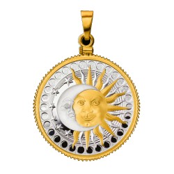 SUN AND MOON COIN-PENDANT 500 CFA FRANCS 10 G REPUBLIC OF CAMEROON 2020